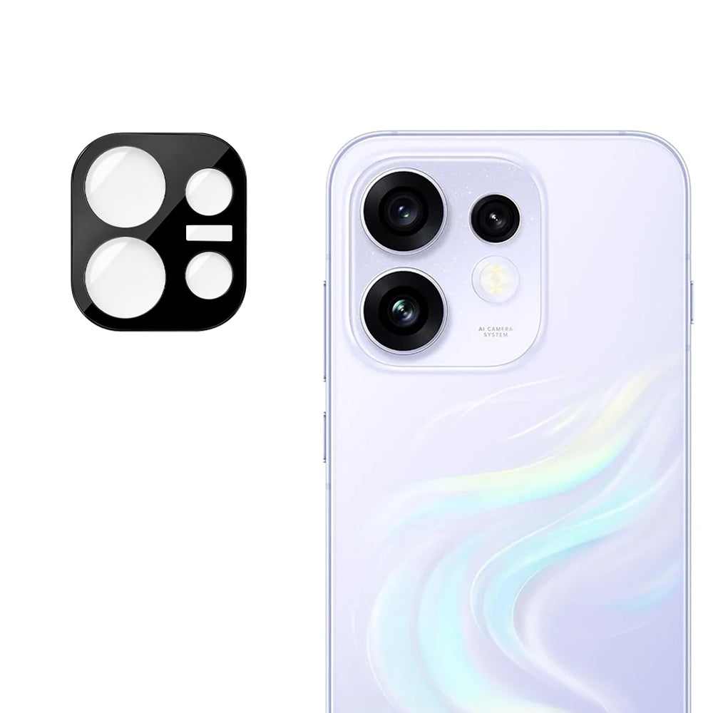 Ochranná fólie zadní kamery Techsuit pro Oppo Reno16, tvrzené sklo, černá