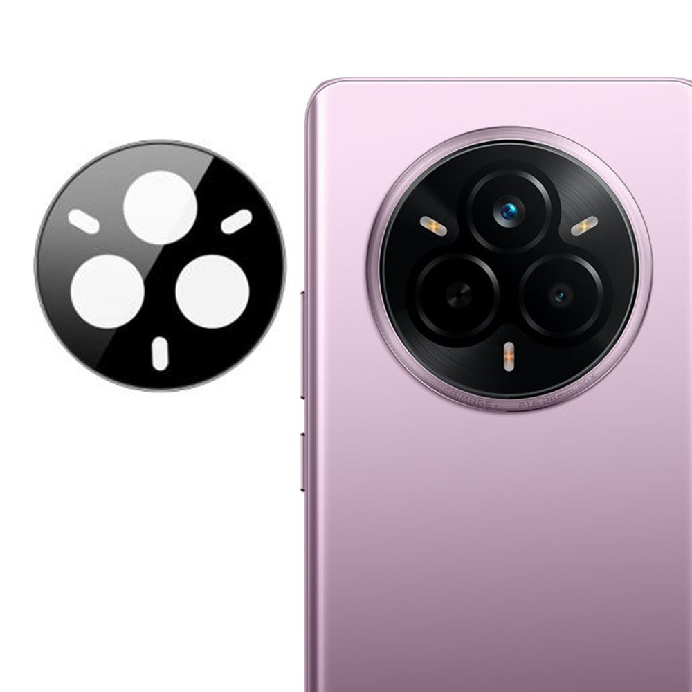 Ochranná fólie na zadní kameru Techsuit pro Realme 14 Pro, tvrzené sklo, černá