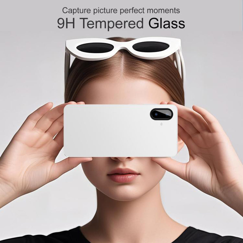 Ochranná fólie na zadní kameru Techsuit pro Samsung Galaxy A07 4G A075, tvrzené sklo, černá
