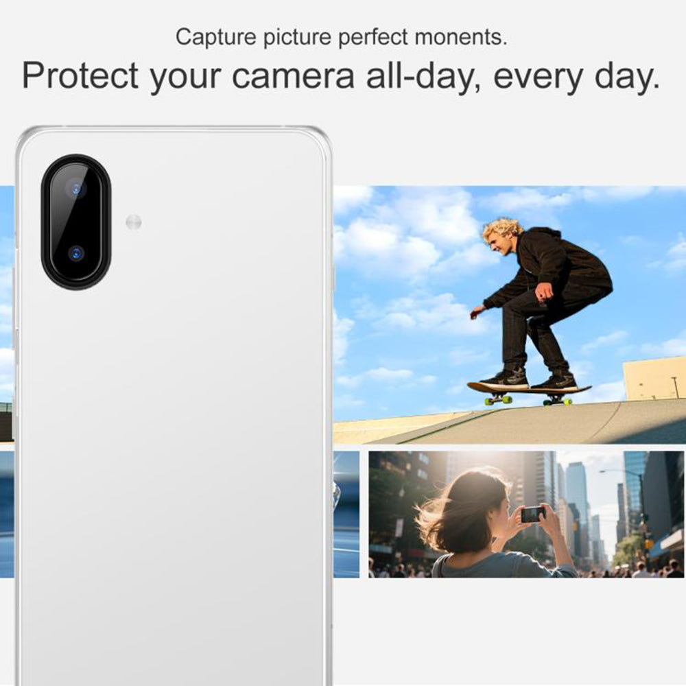 Ochranná fólie na zadní kameru Techsuit pro Samsung Galaxy A07 4G A075, tvrzené sklo, černá