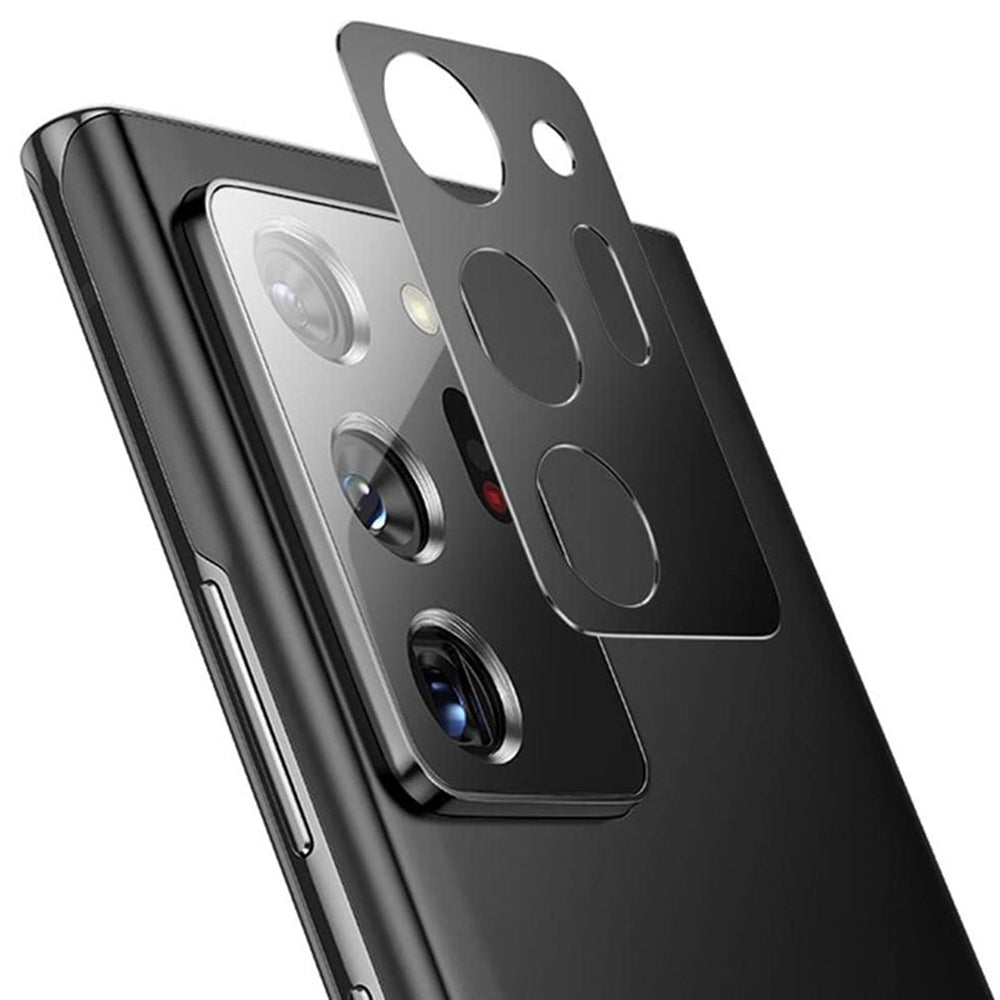 Ochranná fólie na zadní kameru Techsuit pro Samsung Galaxy Note 20 Ultra 5G N986 / Note 20 Ultra N985, tvrzené sklo, černá