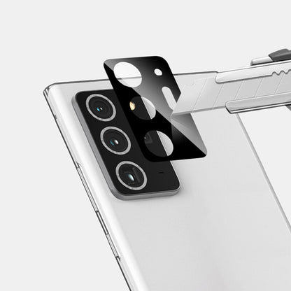 Ochranná fólie na zadní kameru Techsuit pro Samsung Galaxy Note 20 Ultra 5G N986 / Note 20 Ultra N985, tvrzené sklo, černá