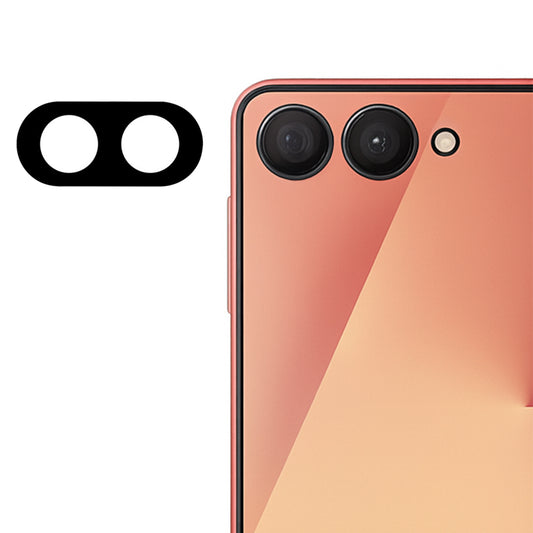 Ochranná fólie na zadní kameru Techsuit pro Samsung Galaxy Z Flip7 F766, tvrzené sklo, černá