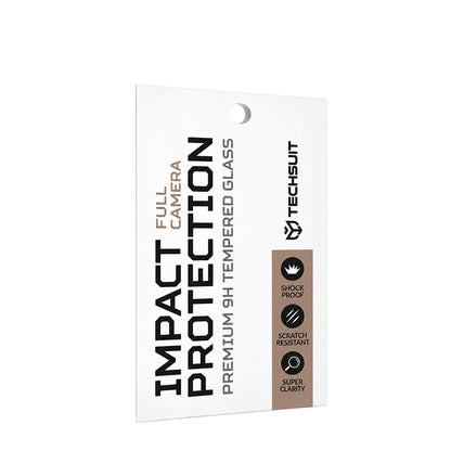 Techsuit Rear Camera Protector for Sony Xperia 1 VIII, Tempered Glass, Black