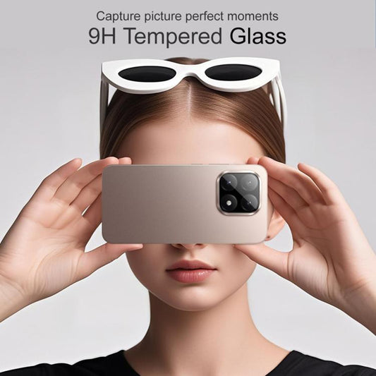 Ochranná fólie na zadní kameru Techsuit pro Xiaomi 15T Pro, tvrzené sklo, černá