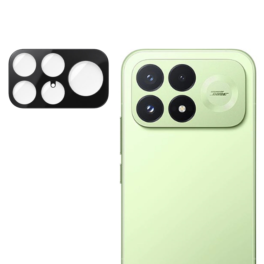 Ochranné sklo na zadní fotoaparát Techsuit pro Xiaomi Poco F9 Pro, tvrzené sklo, černé