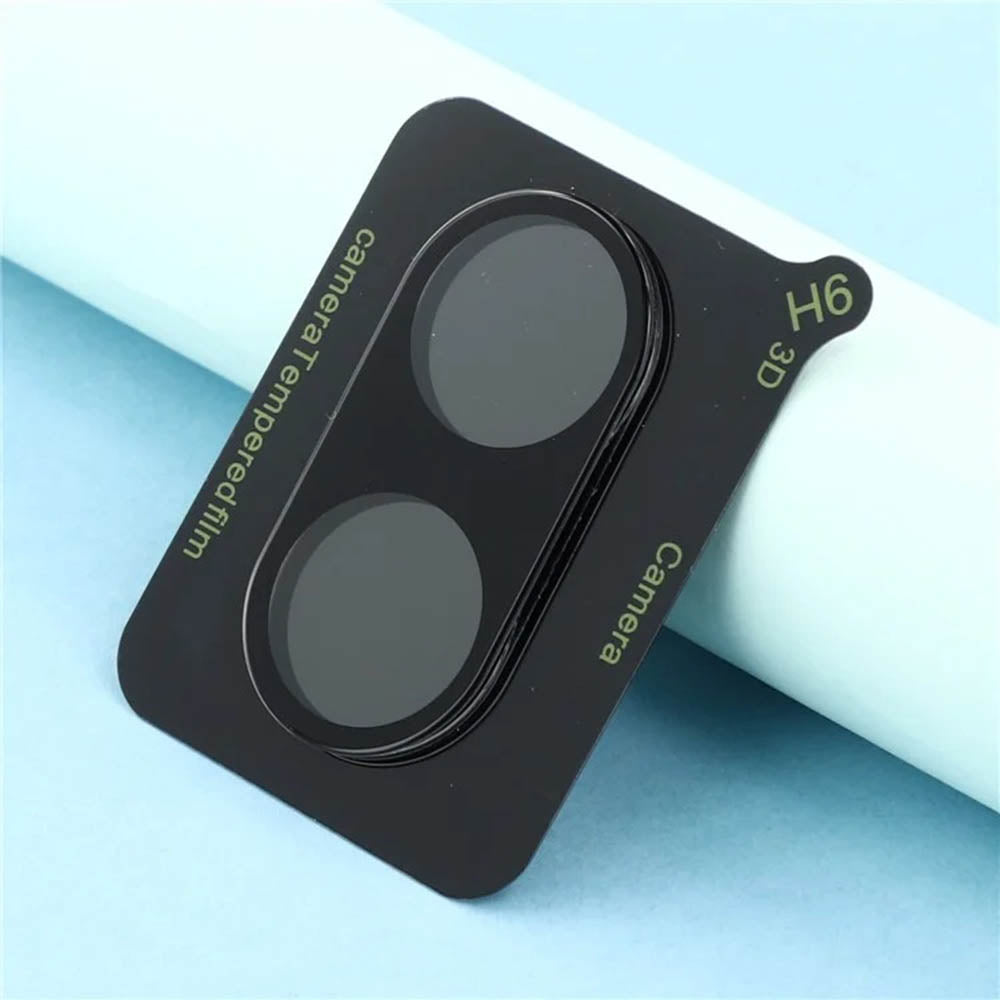 Techsuit Rear Camera Protective Film for Xiaomi Poco X7 Pro, Tempered Glass, Black