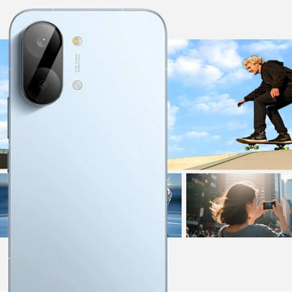 Ochranná fólie Techsuit na zadní kameru pro Xiaomi Poco X8 Pro, Tvrzené sklo, Černá
