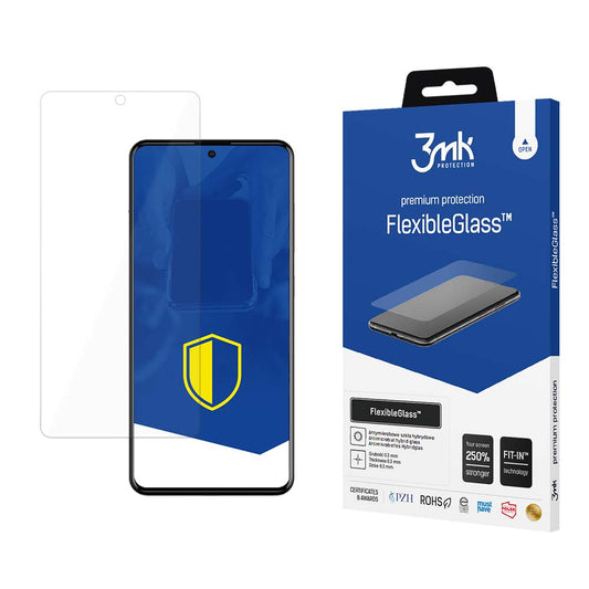 Ochranná fólie na displej 3MK FlexibleGlass pro Samsung Galaxy A52s 5G A528 / A52 5G A526 / A52 A525, flexibilní sklo, plné lepidlo