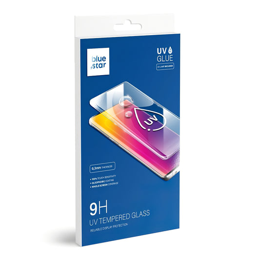 Blue Star Screen Protector pro Samsung Galaxy S23 Ultra S918, UV lepidlo, sklo s UV ochranou