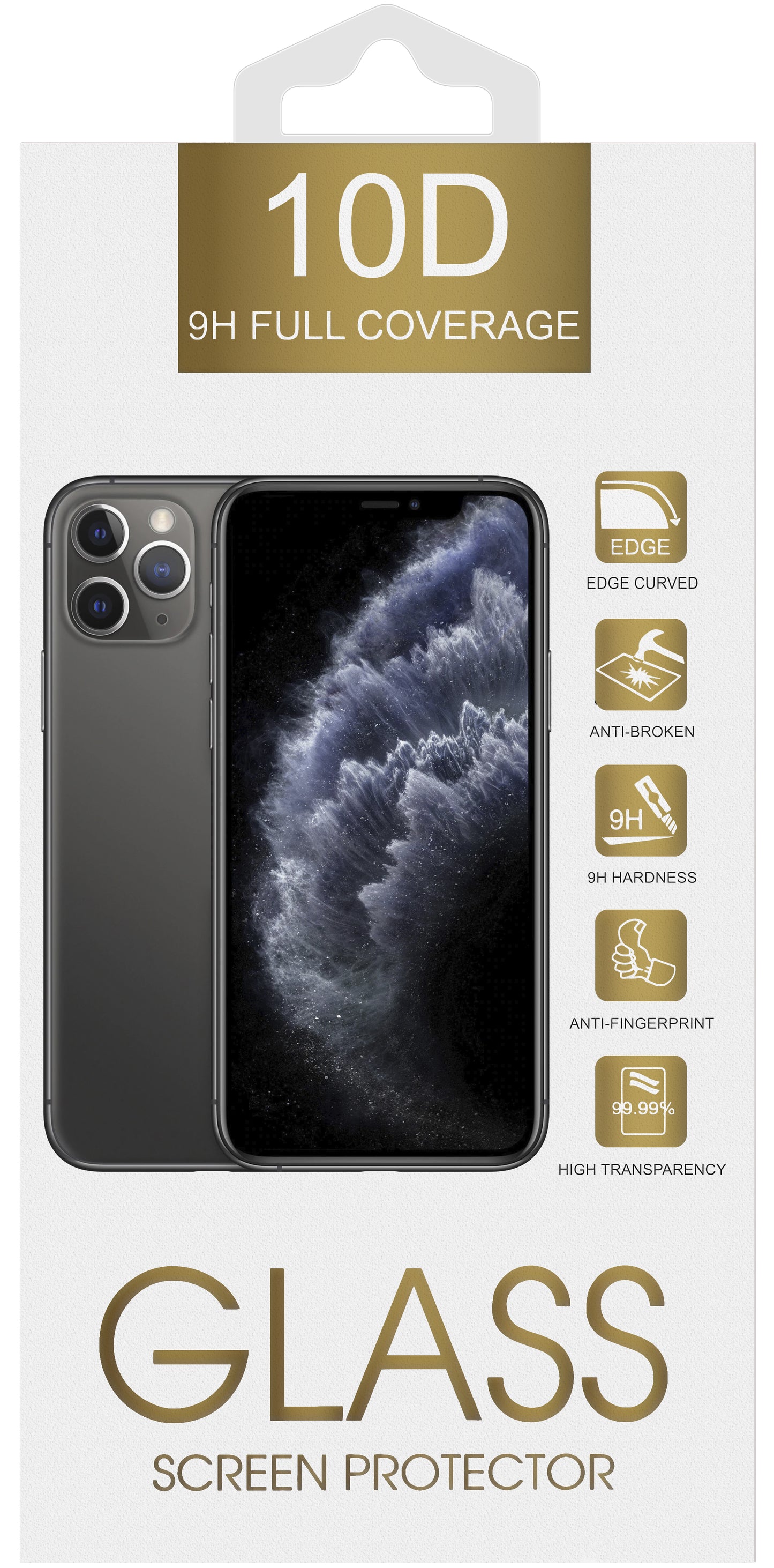 OEM ochranná fólie na displej pro Samsung Galaxy A26 A266 / A16 5G A166 / A16 4G A165 / M16 M166, tvrzené sklo, plné lepidlo, 10D, černá