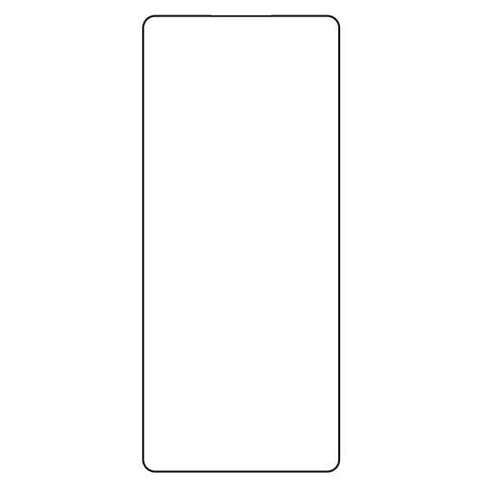 Ochranná fólie na displej Bear HD pro Samsung Galaxy S25 Ultra S938, tvrzené sklo, plné lepidlo, černá