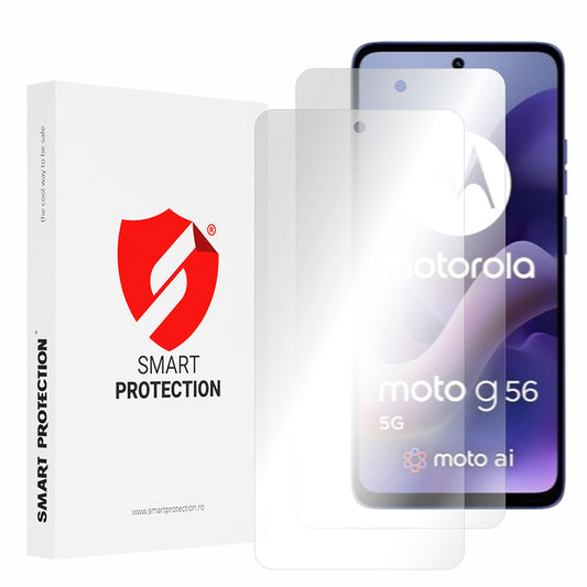 Ochranná fólie na displej Smart Protection Premium Classic pro Motorola Moto G56, plast, sada 2 kusy