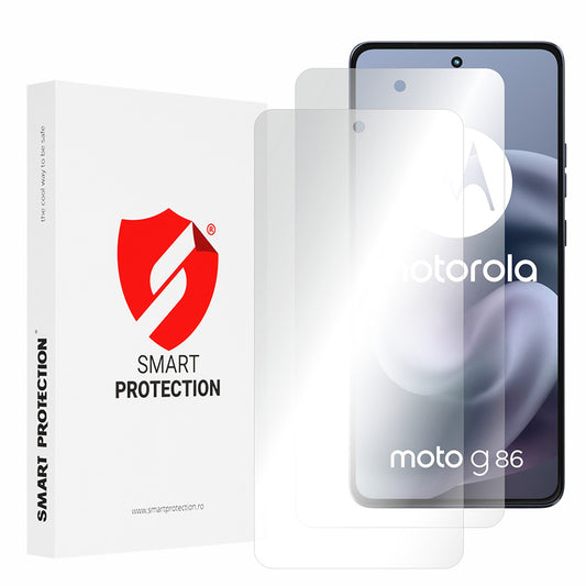 Ochranná fólie na displej Smart Protection Premium Classic pro Motorola Moto G86, plast, sada 2 kusy