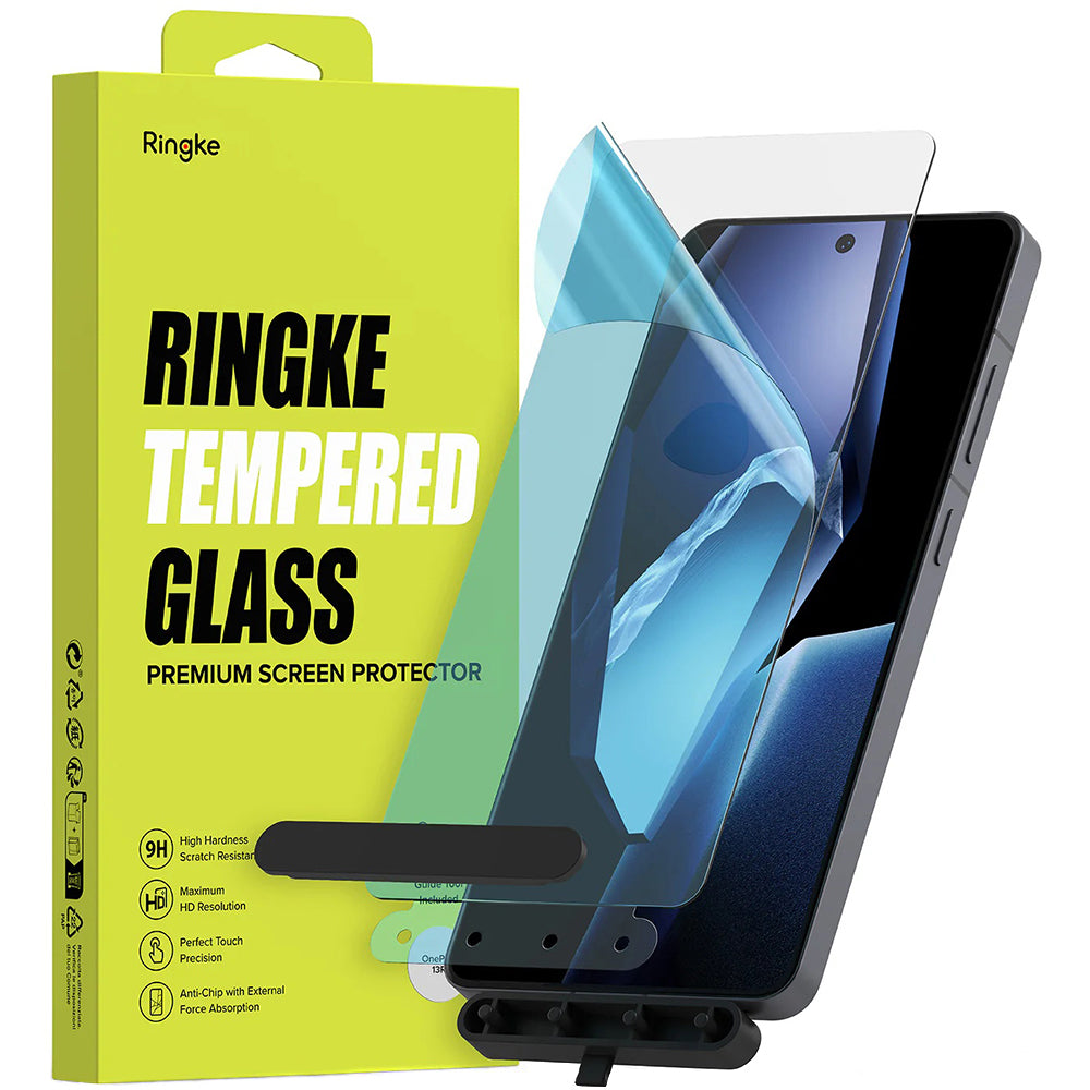Ochranná fólie Ringke na displej pro OnePlus 13R, Tvrzené sklo, Full Glue, Sada 2 kusy