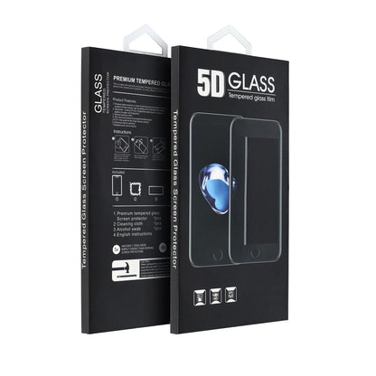 Ochranná fólie Matte OEM pro Apple iPhone 17, Tvrzené sklo, Full Glue, 5D, Černá