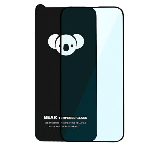 Ochranná fólie na displej Bear HD pro Apple iPhone 14 Pro Max, tvrzené sklo, plné lepidlo, černá