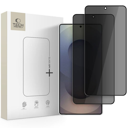 Ochranná fólie na displej Privacy Tech-Protect Spy+ pro Samsung Galaxy S26 Ultra S948, Tvrzené sklo, Full Glue, Sada 2 kusy