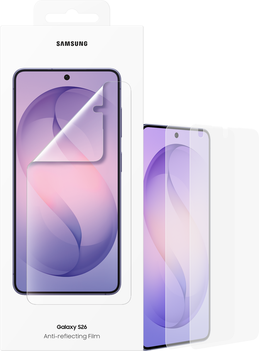Ochranná fólie proti odleskům na displej pro Samsung Galaxy S26 S942, Plast, Sada 2 kusy EF-US942CTEGWW
