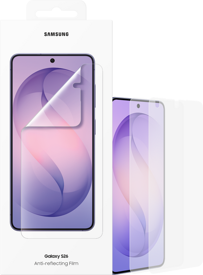 Ochranná fólie proti odleskům na displej pro Samsung Galaxy S26 S942, Plast, Sada 2 kusy EF-US942CTEGWW