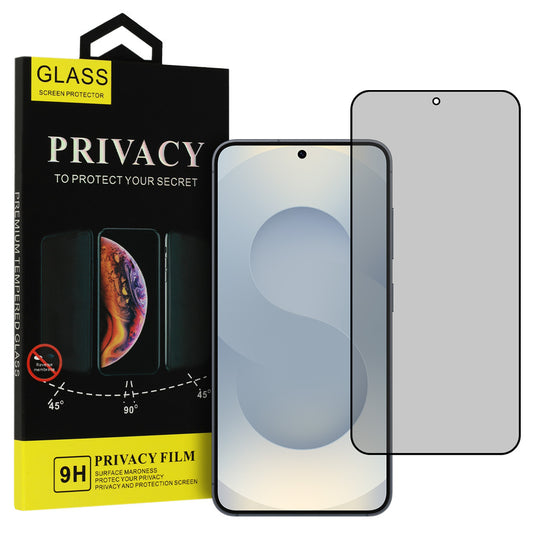 Ochranná fólie na displej Privacy OEM Shield Screen pro Samsung Galaxy S25 S931, tvrzené sklo, plné lepidlo