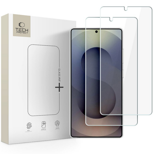 Ochranná fólie na displej Tech-Protect FIT+ pro Samsung Galaxy S26 Ultra S948, tvrzené sklo, plné lepidlo, sada 2 kusů