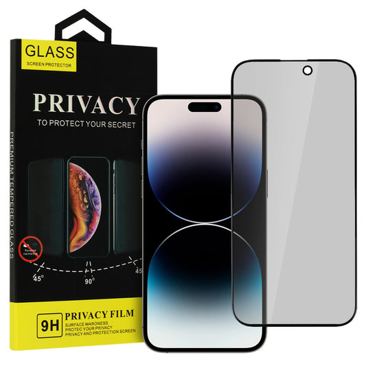 Ochranná fólie na displej Privacy OEM pro Apple iPhone 17, tvrzené sklo, plné lepidlo