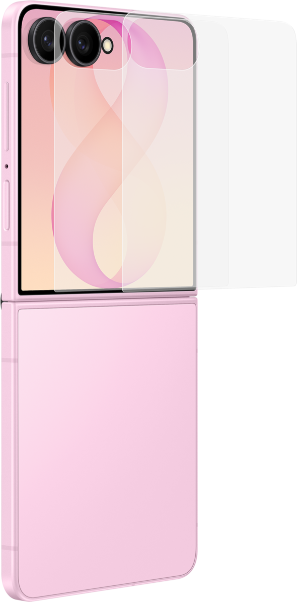 Ochranná fólie na vnější displej Samsung proti odleskům pro Galaxy Z Flip8 F776, plast, sada 2 kusů EF-UF776CTEGWW