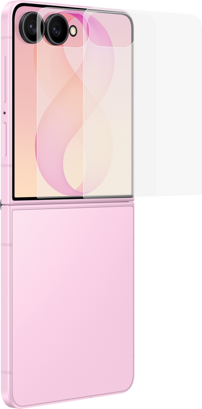 Ochranná fólie na vnější displej Samsung proti odleskům pro Galaxy Z Flip8 F776, plast, sada 2 kusů EF-UF776CTEGWW