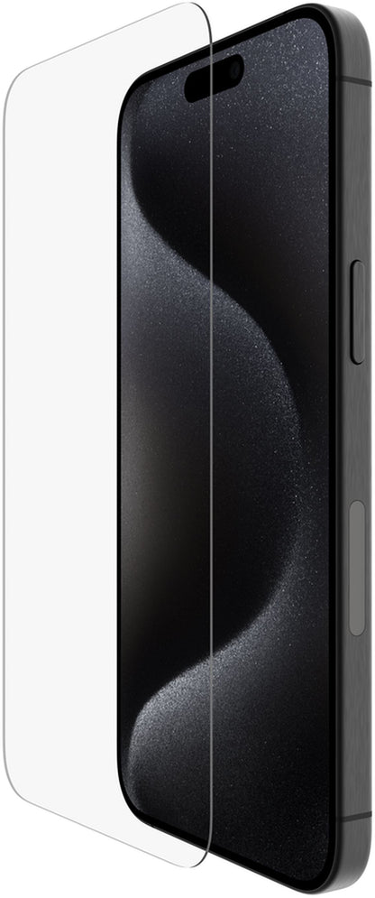 Ochranná fólie na displej Belkin ScreenForce UltraGlass 2 pro Apple iPhone 15 Pro Max, tvrzené sklo, Full Glue OVA134zz