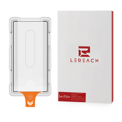 Ochranná fólie na vnější displej Lereach pro Samsung Galaxy Z Fold8 Ultra F976 / Z Fold7 F966, tvrzené sklo, plné lepidlo, černá