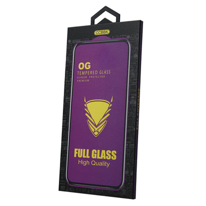 OEM OG Premium Screen Protector Film for Samsung Galaxy S23 S911 / S22 5G S901, Tempered Glass, Full Glue, Black