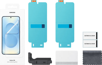 Ochranná fólie proti odleskům pro Samsung Galaxy S25 S931, Plast, Sada 2 kusy EF-US931CTEGWW