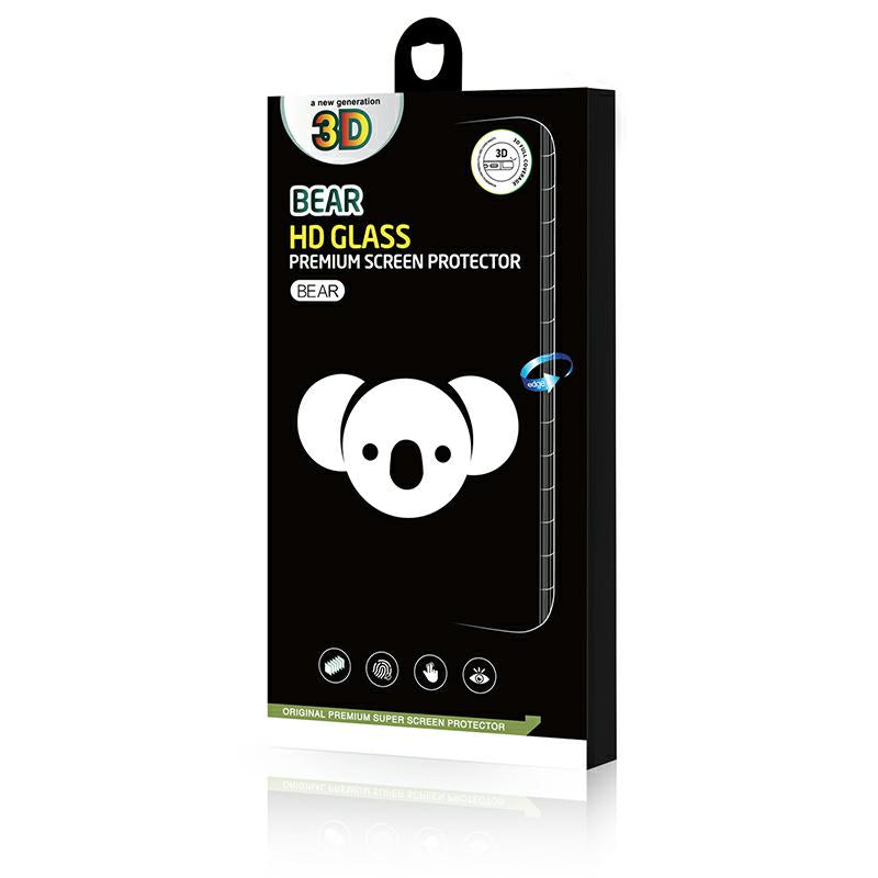 Ochranná fólie na displej Bear HD pro Samsung Galaxy S24 Ultra S928, tvrzené sklo, plné lepidlo, černá