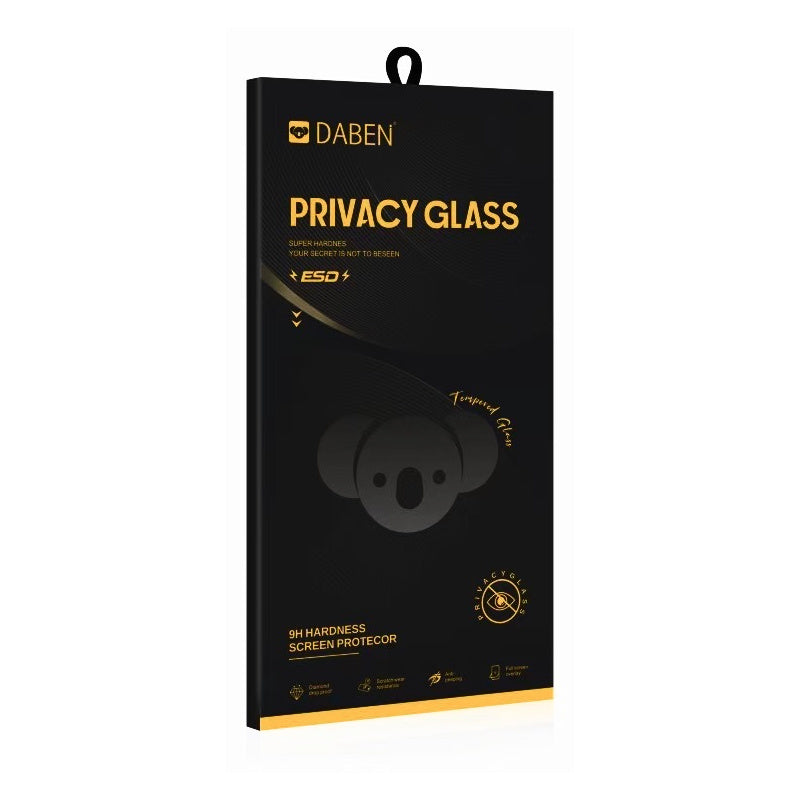 Ochranná fólie na displej Privacy Bear pro Samsung Galaxy S24 Ultra S928, tvrzené sklo, plné lepidlo