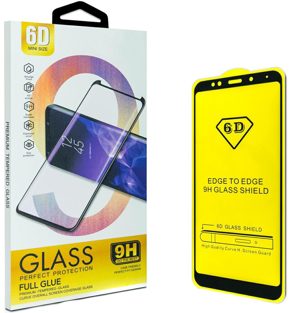 OEM ochranná fólie na displej pro Oppo Reno13 F, tvrzené sklo, Full Glue, 21D, černá