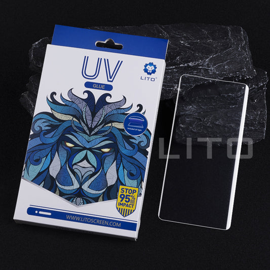 Ochranná fólie na displej Lito pro Samsung Galaxy Note 10+ 5G N976 / Note 10+ N975, tvrzené sklo, UV lepidlo, 3D