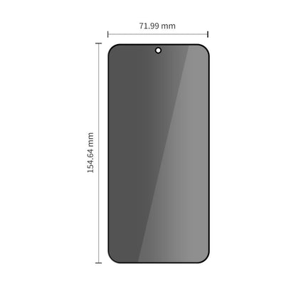 Ochranná fólie na displej Privacy Tech-Protect Spy+ pro Samsung Galaxy S26 Plus S947, Tvrzené sklo, Full Glue, Sada 2 kusy