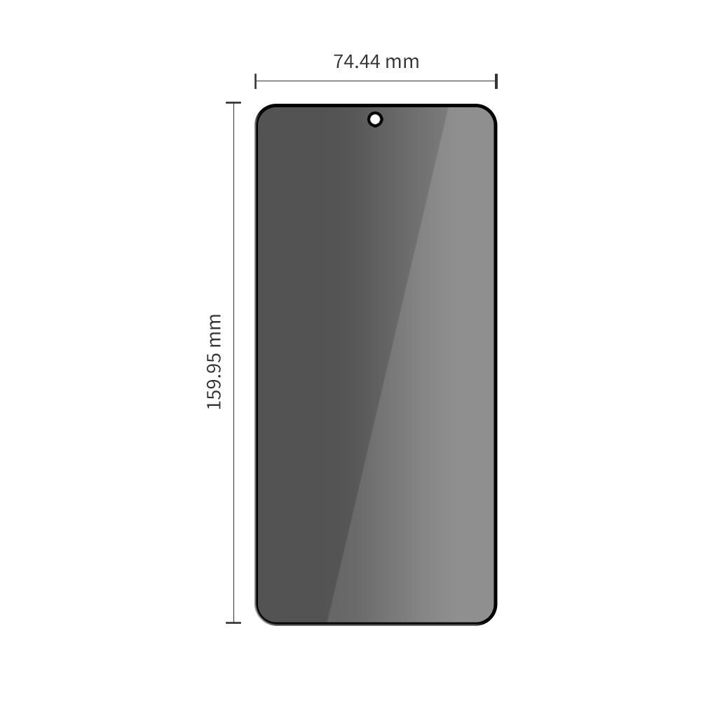 Ochranná fólie na displej Privacy Tech-Protect Spy+ pro Samsung Galaxy S26 Ultra S948, Tvrzené sklo, Full Glue, Sada 2 kusy
