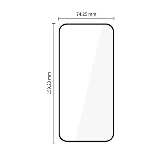 Ochranná fólie na displej Tech-Protect FIT+ pro Motorola Moto G77 / G67, tvrzené sklo, plné lepidlo, sada 2 kusů, 2.5D, černá
