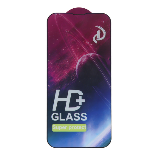 OEM ochranná fólie na displej pro Apple iPhone 17 Pro Max, tvrzené sklo, plné lepidlo, sada 10 kusů, 9D, černá
