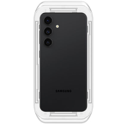 Ochranná fólie na displej Spigen GlastR EZ FIT pro Samsung Galaxy S25+ S936 / S24+ S926, Tvrzené sklo, Full Glue, Sada 2 kusy AGL07432