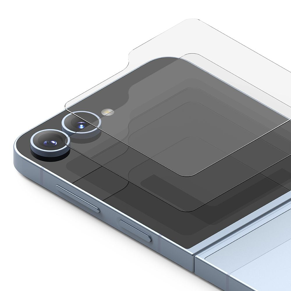 Ochranná fólie Ringke Cover Display pro vnější displej Samsung Galaxy Z Flip6 F741, Tvrzené sklo, AB Ultra Glue, Sada 2 kusy
