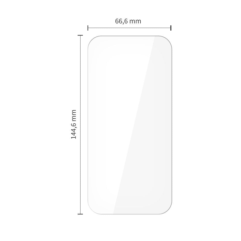 Ochranná fólie na displej Tech-Protect pro Apple iPhone 17 Pro / 17 / 16 Pro, Tvrzené sklo, Full Glue, Sada 10 kusů