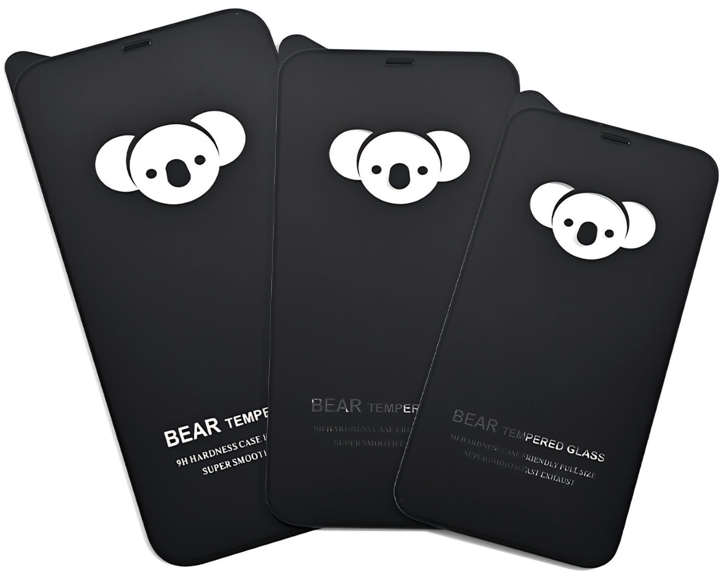 Ochranná fólie na displej Bear HD pro Apple iPhone 17 Air, tvrzené sklo, plné lepidlo, černá