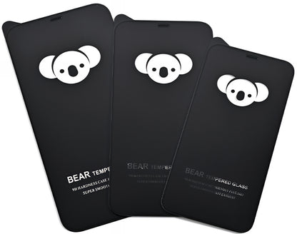 Ochranná fólie na displej Bear HD pro Apple iPhone 17 Air, tvrzené sklo, plné lepidlo, černá