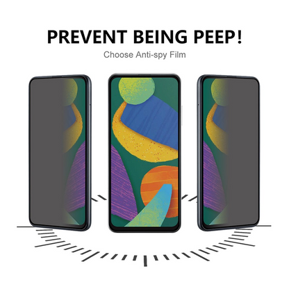 Ochranná fólie na displej Privacy OEM Fingerprint Unlock pro Xiaomi 17T, tvrzené sklo, plné lepidlo
