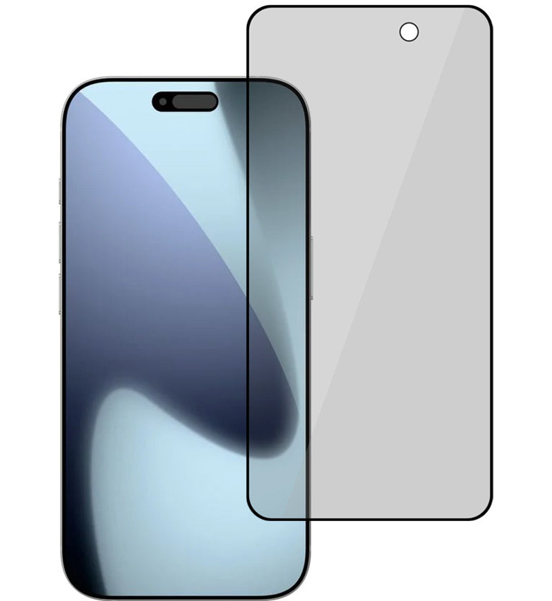 Ochranné sklo na displej s filtrem soukromí Tel Protect 10X Plus Titanium pro Apple iPhone 17 Pro, tvrzené sklo, celoplošné lepení