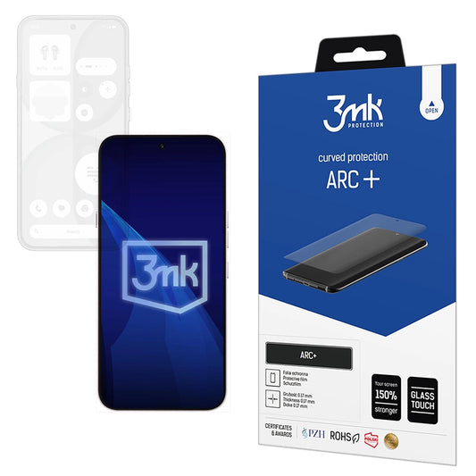 Ochranná fólie na displej 3MK ARC+ pro Nothing Phone (4a), plastická