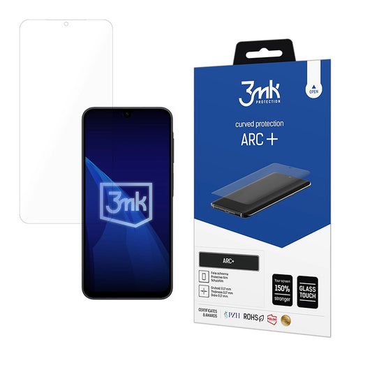 Ochranná fólie na displej 3MK ARC+ pro Samsung Galaxy A17 4G / A17 5G / A16 5G A166 / A16 4G A165, plastická